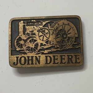 Bronze John Deere Limited Edition Belt Buckles D GPWT Western Tractor Farm